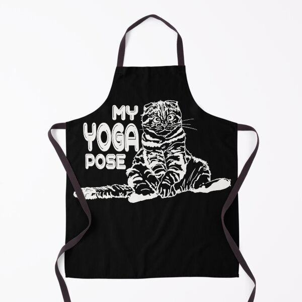 Item preview, My Yoga pose quote, Yoga, Sassy fat cat, designed and sold by DebbieJoyArt.