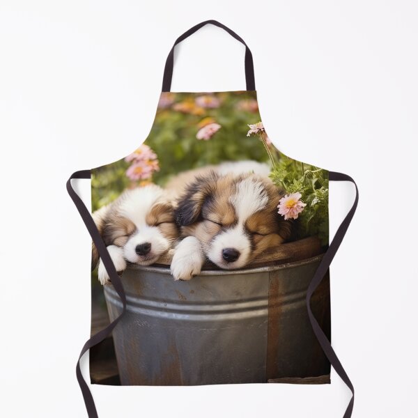 Item preview, Puppies in a pot designed and sold by AiArt NZ.