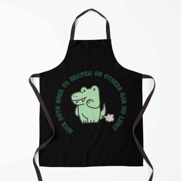 Item preview, A cute crocodile with a funny text. " Nice boys goes to heaven us others has no limit designed and sold by Hope-it-fits.