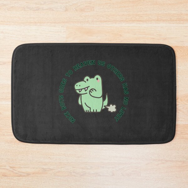 Item preview, A cute crocodile with a funny text. " Nice boys goes to heaven us others has no limit designed and sold by Hope-it-fits.