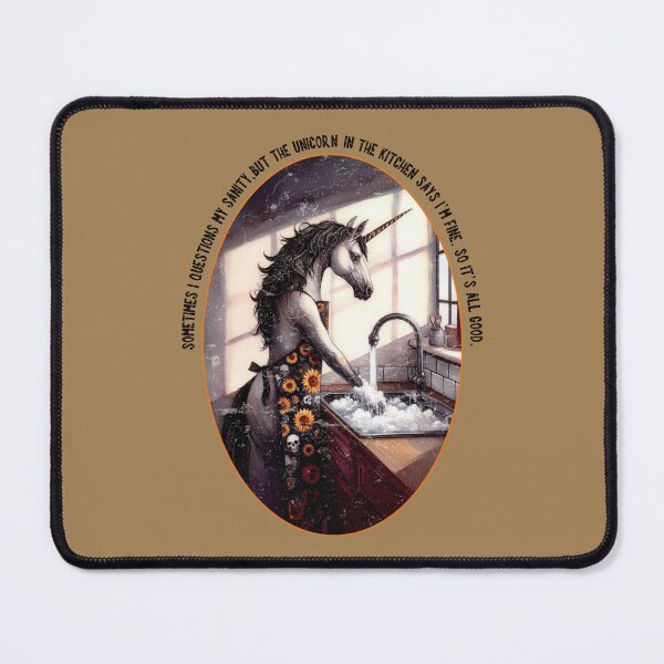 Item preview, Sometimes I Question My Sanity, Unicorn  designed and sold by Geek'eh Goods.