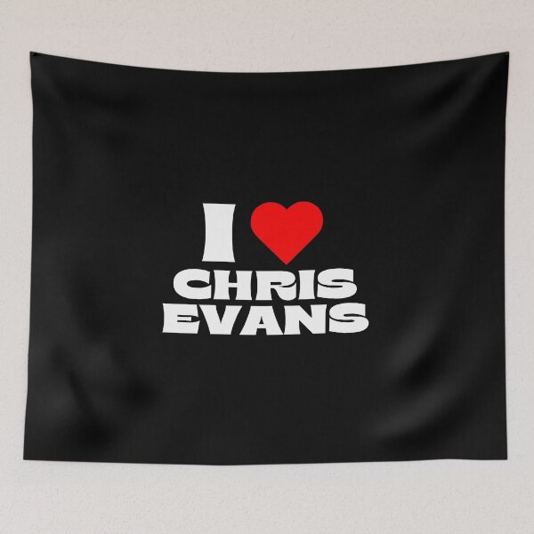 Item preview, I Love Chris Evans - White Fonts designed and sold by Itsheartshop.