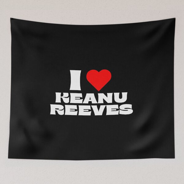 Item preview, I Love Keanu Reeves - White Fonts designed and sold by Itsheartshop.
