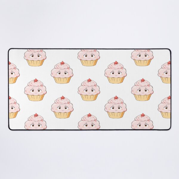 Item preview, Lindo cupcake chibi con ojos brillantes designed and sold by ChibiBites.