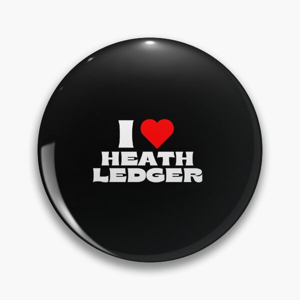 Item preview, I Love Heath Ledger - White Fonts designed and sold by Itsheartshop.