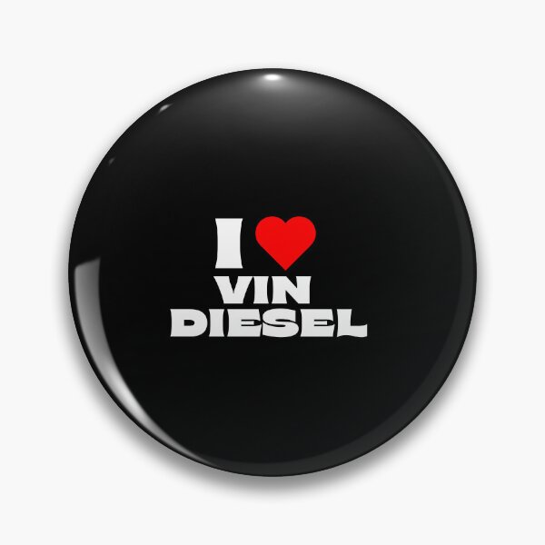 Item preview, I Love Vin Diesel - White Fonts designed and sold by Itsheartshop.
