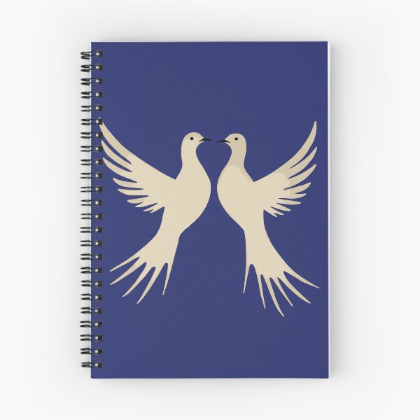 Item preview, Two Turtle Doves Cut-Out Stencil Retro Style 2 designed and sold by taiche.