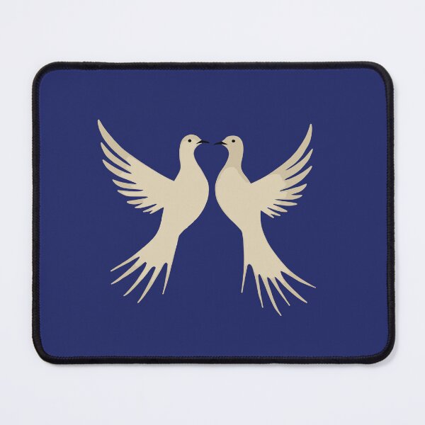 Item preview, Two Turtle Doves Cut-Out Stencil Retro Style 2 designed and sold by taiche.