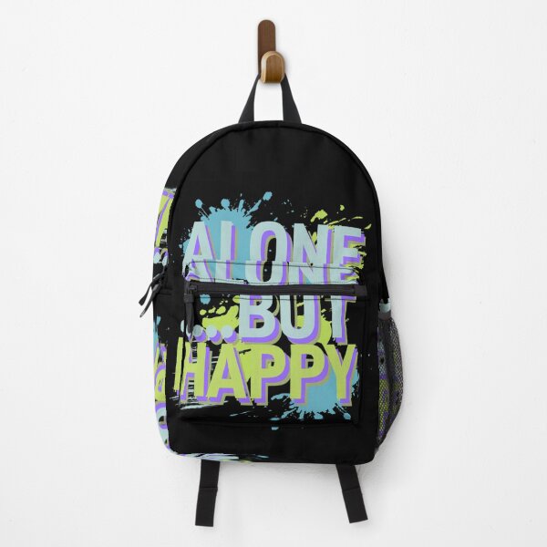 Item preview, Embrace Solitude: 'AloNe design But HaPpy' Minimalist Art Design designed and sold by piketo.