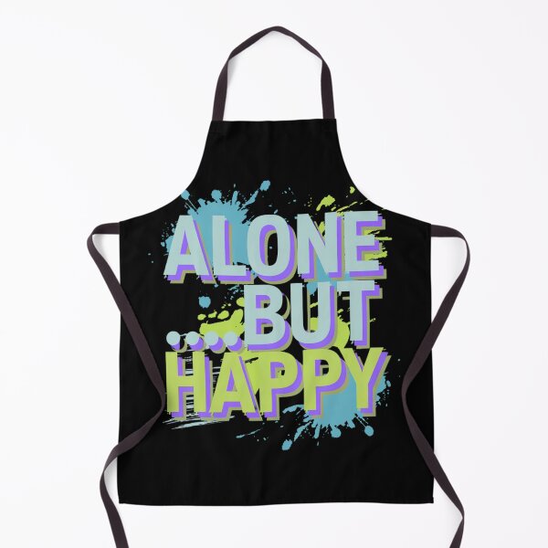 Item preview, Embrace Solitude: 'AloNe design But HaPpy' Minimalist Art Design designed and sold by piketo.
