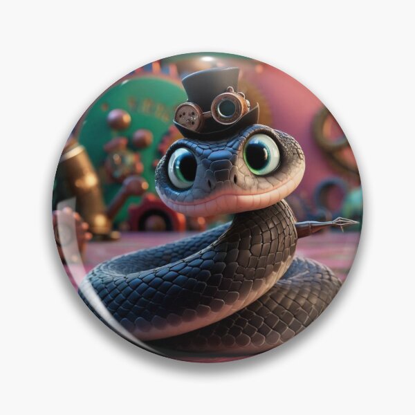 Item preview, Steampunk Arizona Black Rattlesnake designed and sold by Sillytoe.