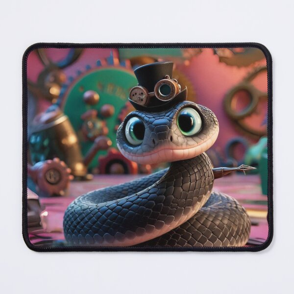 Item preview, Steampunk Arizona Black Rattlesnake designed and sold by Sillytoe.