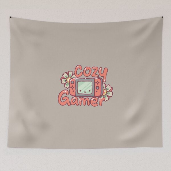 Item preview, Cozy Gamer console handmade drawing autumn colors cutie for cozy games lovers designed and sold by · GAMING SOUL ·.