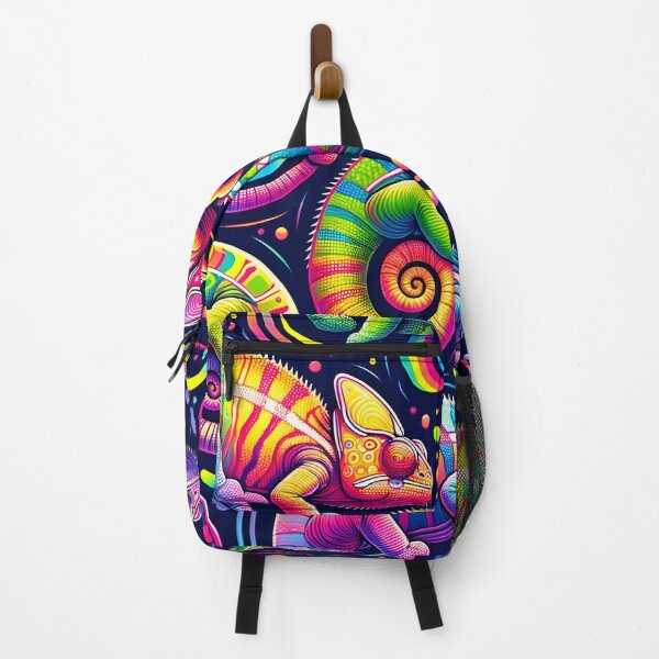 Item preview, Rainbow Chameleons Pattern designed and sold by clipify.