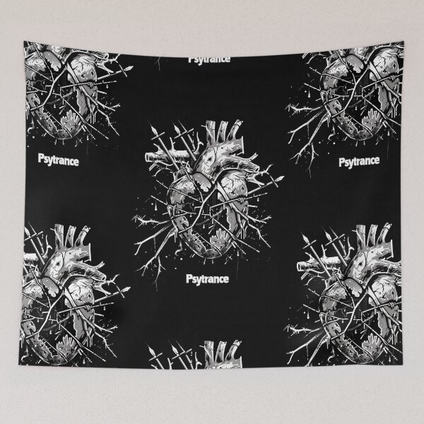 Item preview, Heart of Psytrance in Psychodelic dark style Love designed and sold by Piotrek0001.