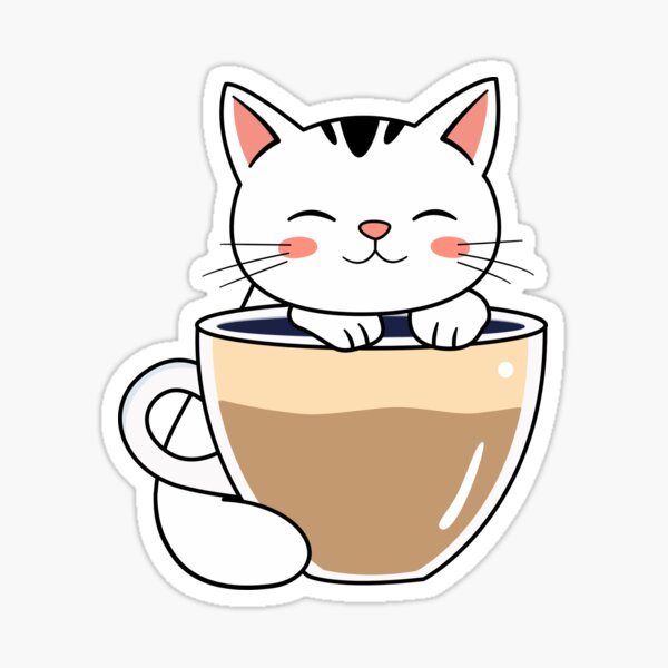 Item preview, Coffee cat designed and sold by DoodleTee.