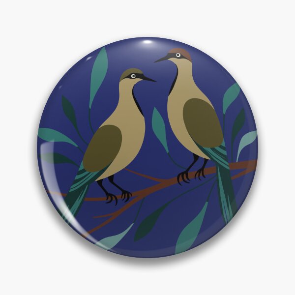 Item preview, Two Turtle Doves Cut-Out Stencil Retro Style 3 designed and sold by taiche.