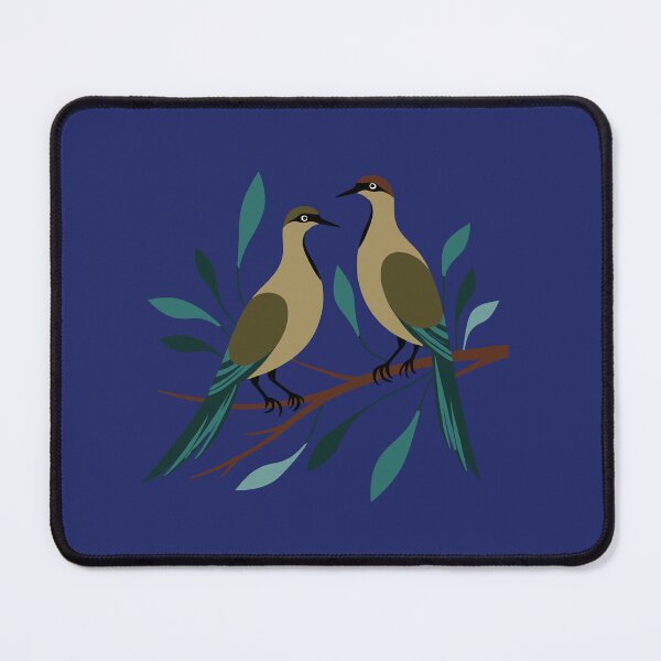 Item preview, Two Turtle Doves Cut-Out Stencil Retro Style 3 designed and sold by taiche.