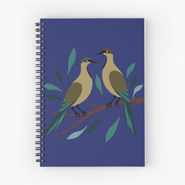Item preview, Two Turtle Doves Cut-Out Stencil Retro Style 3 designed and sold by taiche.