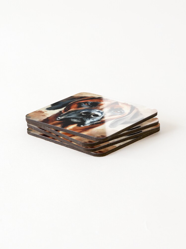 Thumbnail 4 of 5, Coasters (Set of 4), Rhodesian Ridgeback 5 designed and sold by ChrisButler.