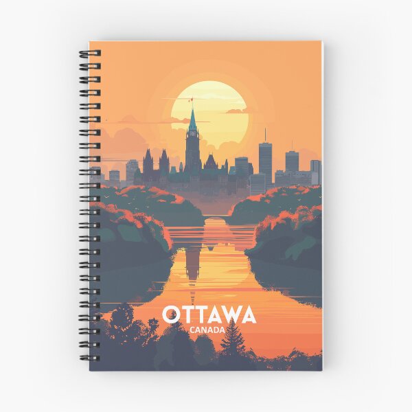 Aperçu de l'œuvre Ottawa Canada – Art du voyage créée et vendue par Marciolini.