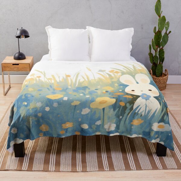 Item preview, White Rabbit Hiding in Meadow designed and sold by AshiraCreations.