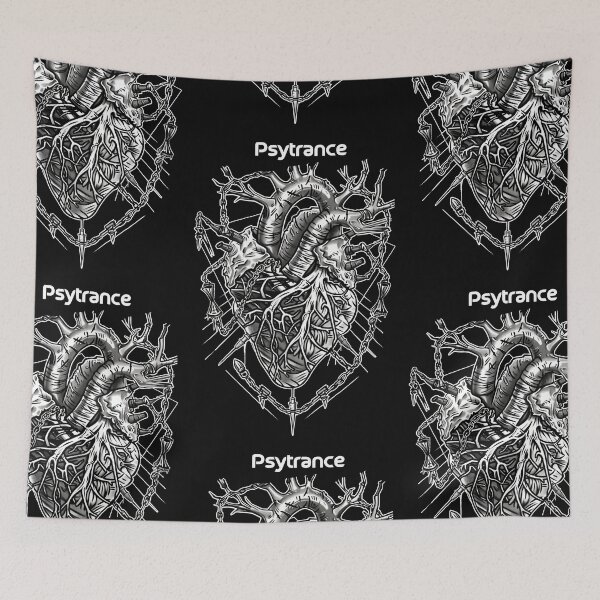Item preview, Heart of Psytrance in Psychodelic dark style Love designed and sold by Piotrek0001.