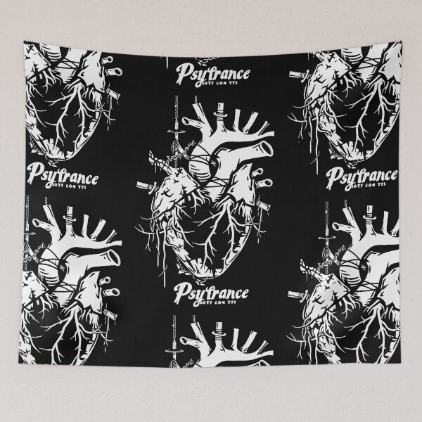 Item preview, Heart of Psytrance in Psychodelic dark style Love designed and sold by Piotrek0001.