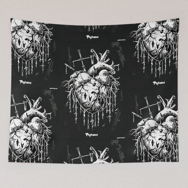Item preview, Heart of Psytrance in Psychodelic dark style Love designed and sold by Piotrek0001.