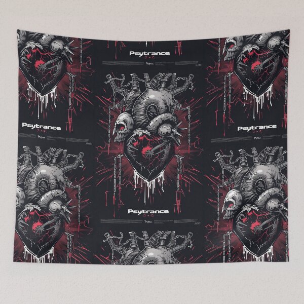 Item preview, Heart of Psytrance in Psychodelic dark style Love designed and sold by Piotrek0001.