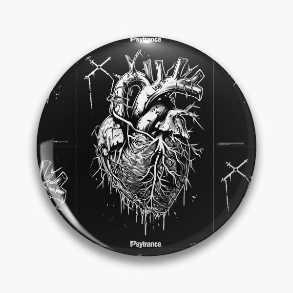 Item preview, Heart of Psytrance in Psychodelic dark style Love designed and sold by Piotrek0001.