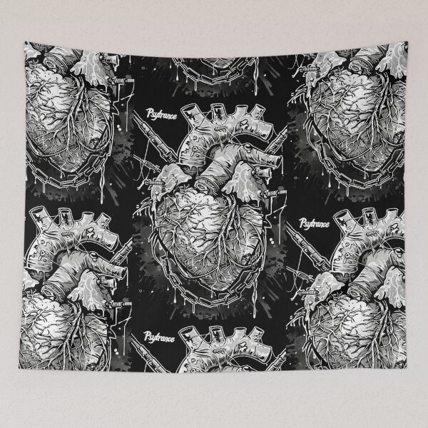 Item preview, Heart of Psytrance in Psychodelic dark style Love designed and sold by Piotrek0001.
