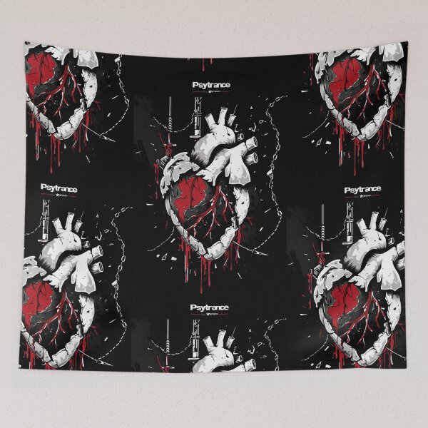 Item preview, Heart of Psytrance in Psychodelic dark style Love designed and sold by Piotrek0001.