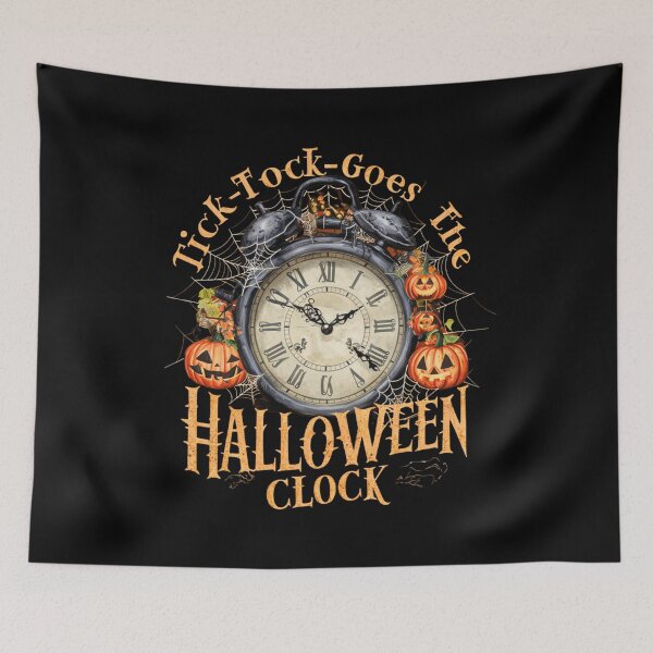 Item preview, Tick tock, goes the halloween clock, countdown to Halloween designed and sold by NoetherSym.