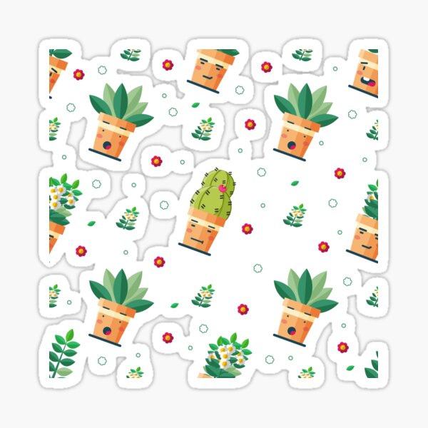 Item preview, Cute cactus design T-shirt sticker gift. designed and sold by GHcool.