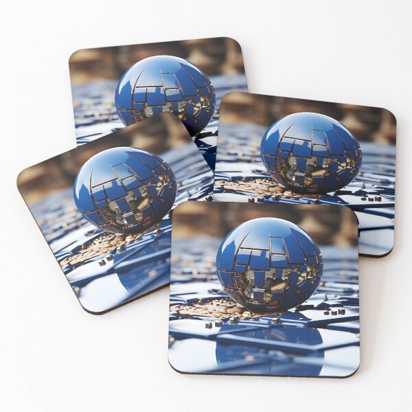 Item preview, Geometric - Sphere Royal Blue designed and sold by KootenayDesigns.