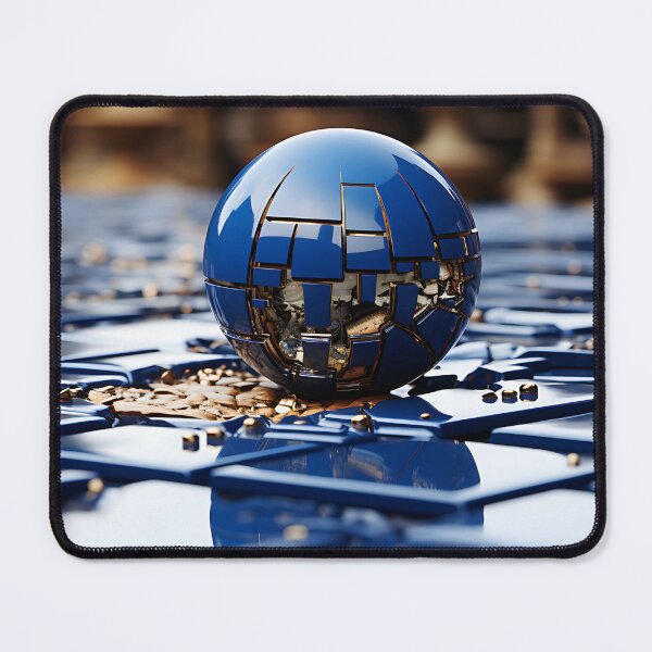 Item preview, Geometric - Sphere Royal Blue designed and sold by KootenayDesigns.