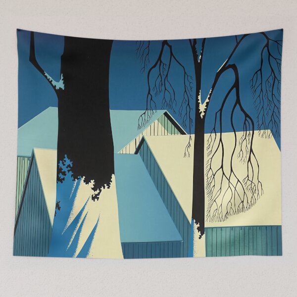 Item preview, Eyvind Earle, 1916-2000 United States, Original Paintings by Eyvind Earle, Eyvind Earle Magic Realism designed and sold by J-Oua.