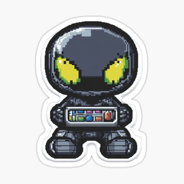 Item preview, Pixel Art Space Invader designed and sold by GameWeave.