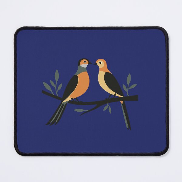 Item preview, Two Turtle Doves Cut-Out Stencil Retro Style 4 designed and sold by taiche.