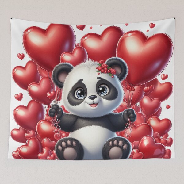 Item preview, Valetine Panda 28 designed and sold by PANDALOVEART.