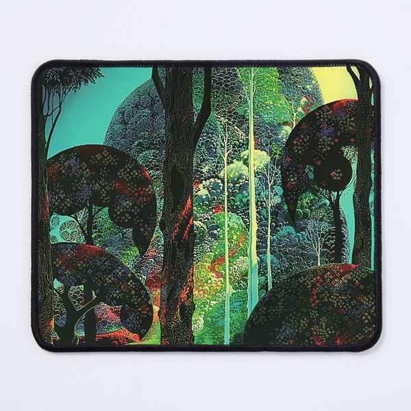Item preview, Eyvind Earle, 1916-2000 United States, Original Paintings by Eyvind Earle, Eyvind Earle Magic Realism designed and sold by J-Oua.