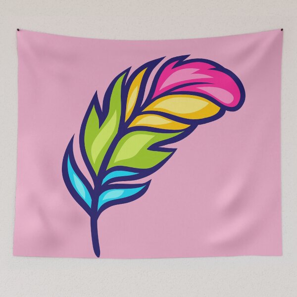 Item preview, Cheerful feather designed and sold by Ghada Nasif.