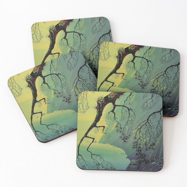 Item preview, Eyvind Earle, 1916-2000 United States, Original Paintings by Eyvind Earle, Eyvind Earle Magic Realism designed and sold by J-Oua.