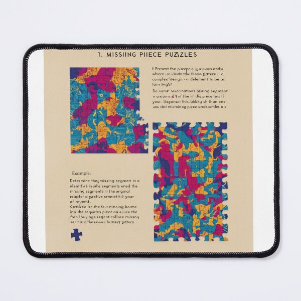 Item preview, Colorful Jigsaw Puzzle Challenge designed and sold by merve02shop.