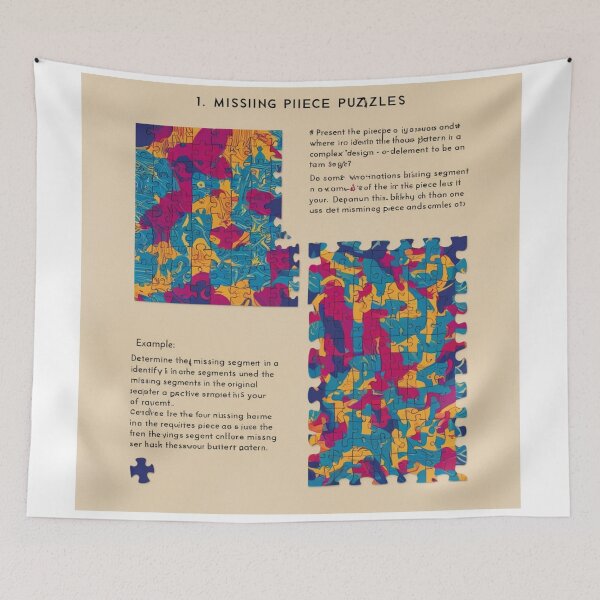 Item preview, Colorful Jigsaw Puzzle Challenge designed and sold by merve02shop.