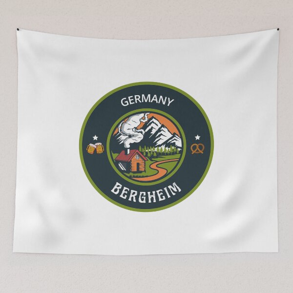 Item preview, Bergheim Germany Green Emblem designed and sold by World Designs.
