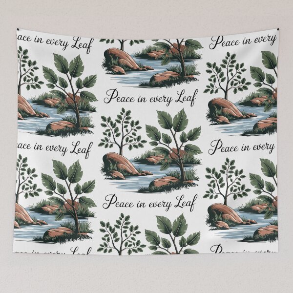 Item preview, Peace in Every Leaf: Serenity's Embrace designed and sold by SplashTastic.