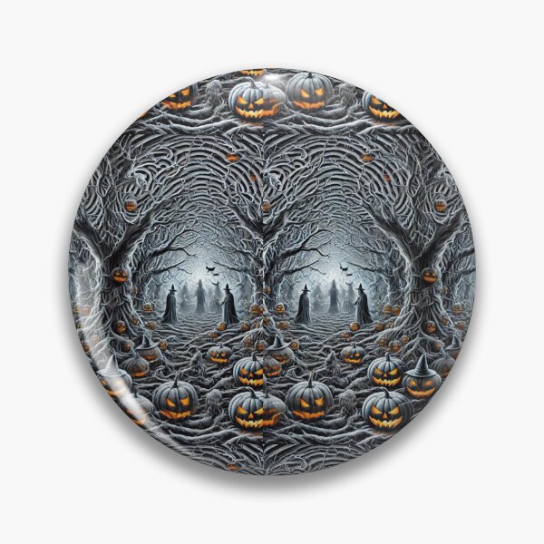 Item preview, AI-Enhanced Halloween Hypnotic Woods: Seamless 3D Horror designed and sold by Meta2Physical.