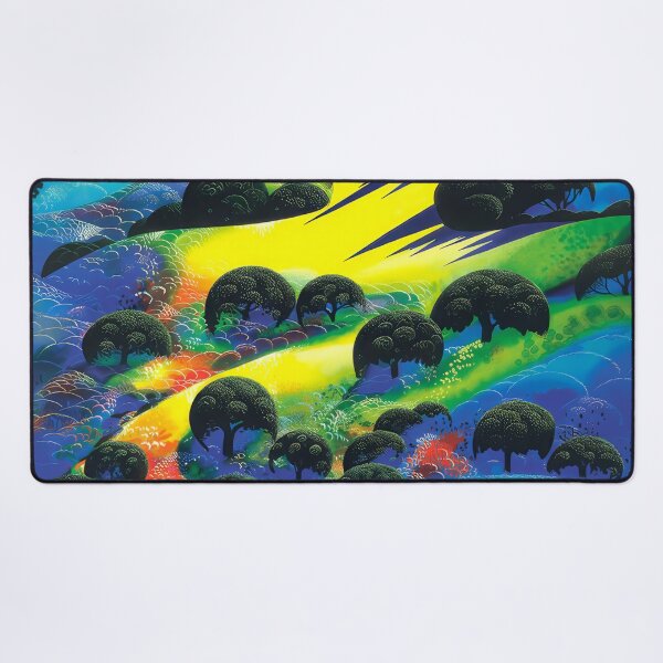 Item preview, Eyvind Earle, 1916-2000 United States, Original Paintings by Eyvind Earle, Eyvind Earle Magic Realism designed and sold by J-Oua.